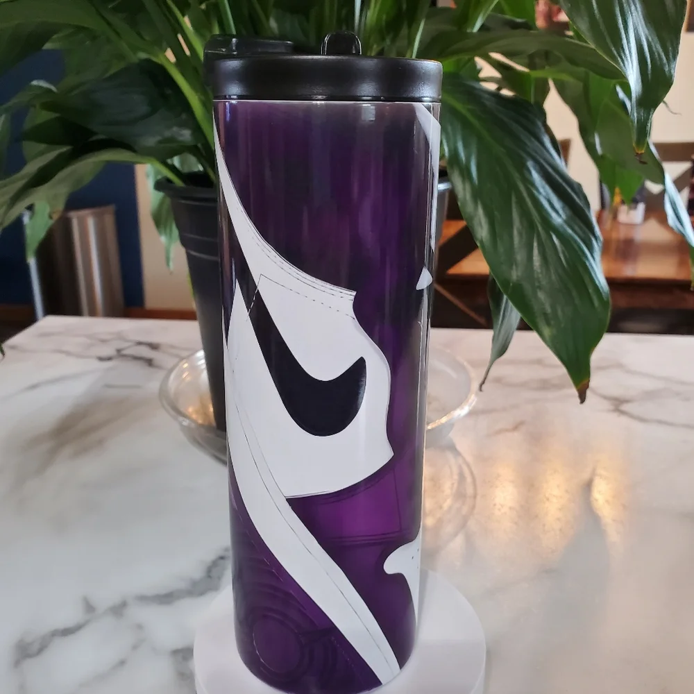 Purple NIKE Shoe  20oz Tumbler with duo lids 🎉sale